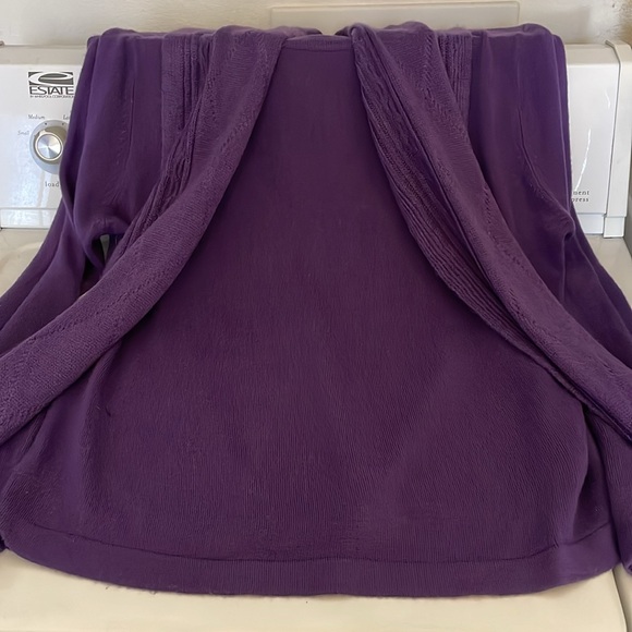 ColdWater Creek Sz XL Full Body Sweater With Attached Scarf - Picture 4 of 6